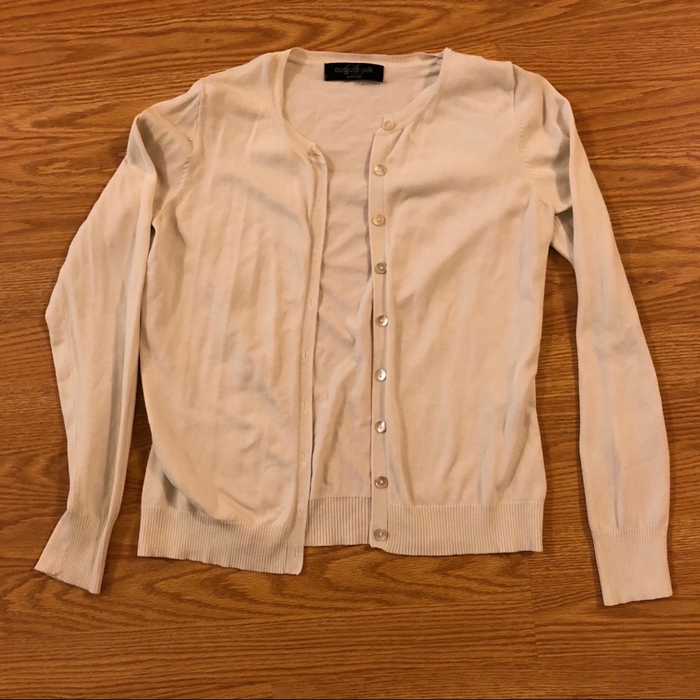 Cream cardigan